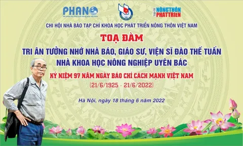 Sắp Tọa đàm về Giáo sư, Viện sĩ Đào Thế Tuấn