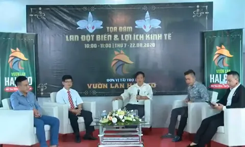 Tọa đàm phát triển bền vững ngành lan và quyên góp phòng chống COVID19