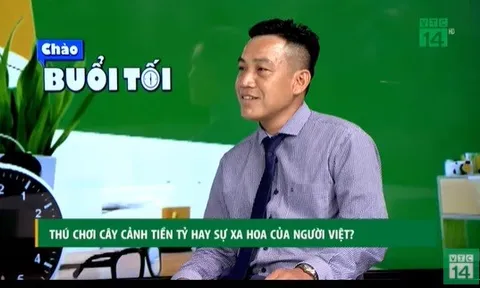 Nhà báo Vương Xuân Nguyên chia sẻ về thú chơi cây cảnh tiền tỷ